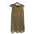 Prada Kleid aus goldenem Metallic-Acetat-Strick