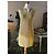 Prada Kleid aus goldenem Metallic-Acetat-Strick - Ansicht 4