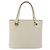 Borsa Gancini in pelle Salvatore Ferragamo Bianco