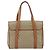 Céline Sac à main vintage Macadam en toile et cuir Celine Beige - vue 2