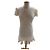 Nina Ricci Kleid aus Seide Creme Roh