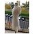 Nina Ricci Kleid aus Seide Creme Roh - Ansicht 4