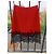 Gonna Christopher Kane in lana rossa e nera Nero Rosso - vista 4