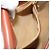 Borsa a Spalla MCM Logogram Vicetos PVC Marrone Oro Auth 163259 - vista 21