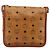 Borsa a Spalla MCM Logogram Vicetos PVC Marrone Oro Auth 163259 - vista 3
