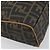 Borsa a mano in tela Zucca FENDI PVC marrone nero Auth 158200 - vista 16