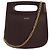 Soeur Mini bolsa de couro bordô