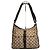 Vintage Gucci Monogramm 2Way Tasche Beige Braun