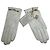 Céline Guantes de cuero vintage Celine Paris blancos