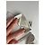 Céline Guantes de cuero vintage Celine Paris blancos - vista 2