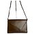 Bolsa de ombro de couro assimétrica vintage Givenchy marrom
