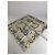 Sciarpa floreale vintage Burberry beige giallo blu - vista 4
