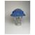 Cappello Aperto Vintage Givenchy Blu  - vista 4