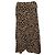 Autre Marque Falda midi envolvente con estampado de leopardo Rixo London Castaño Negro