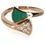 Bulgari Anello Diva's Dream in oro rosa, malachite e diamanti BVLGARI