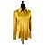 Max Mara camicia gialla con lavallière Giallo