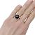 Anello Dinh Van in oro bianco e ematite. - vista 6