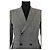 Saint Laurent Blazer de lana gris - vista 2