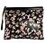 Clutch in pelle floreale vintage Marni nero rosa verde