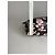 Clutch in pelle floreale vintage Marni nero rosa verde - vista 10
