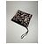 Clutch in pelle floreale vintage Marni nero rosa verde - vista 3