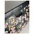 Clutch in pelle floreale vintage Marni nero rosa verde - vista 8