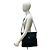 Schultertasche aus Nylon und Saffiano-Leder mit Prada-Dreieckslogo Schwarz - Ansicht 3