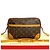 Borsa a Spalla in Pelle Monogram Trocadero di Louis Vuitton Metallico Bronzo - vista 2