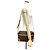 Borsa a Spalla in Pelle Monogram Trocadero di Louis Vuitton Metallico Bronzo - vista 5