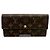 Portafoglio Lungo Monogramma Sarah di Louis Vuitton Marrone