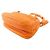 Bolsa de Ombro de Couro Bottega Veneta Laranja - vista 2