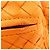 Bolsa de Ombro de Couro Bottega Veneta Laranja - vista 4