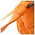 Bolsa de Ombro de Couro Bottega Veneta Laranja - vista 7