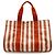 Hermès Cannes MM Canvas Tote Bag Rot