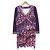 Autre Marque Tunika Floreale Leonard Fashion Rosa Porpora