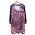 Autre Marque Tunika Floreale Leonard Fashion Rosa Porpora - vista 2