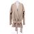 Marc Jacobs Abrigo beige de piel de alpaca