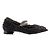 Jimmy Choo Décolleté in tinsel con cristalli Bing 25 Beige - vista 4