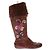 Botines Miu Miu de cuero marrón Castaño - vista 2