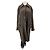 Preen By Thornton Bregazzi Braun-schwarzer kariert Wollmantel