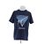 T-shirt Casablanca Logo Blu Cotone Blu Navy