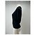 Autre Marque Pullover mit kurzen Ärmeln aus schwarzer Kaschmirwolle - Ansicht 4