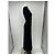 Autre Marque Vestido negro con botones de lana - vista 3