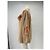Autre Marque Beige Oversize-Cardigan mit bestickten Blumen - Ansicht 4