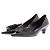 Prada Lackleder-Pumps mit floralem Applikation Schwarz