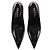 Prada Lackleder-Pumps mit floralem Applikation Schwarz - Ansicht 6
