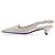 Louis Vuitton Slingbacks a tacco basso argentati e dorati Argento - vista 2