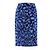Louis Vuitton Blue Sequin Midi Skirt