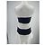 Abito a righe Elie Saab Bianco e Blu Navy 36 - vista 2