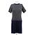 Louis Vuitton Marineblaue monogrammierte Robe